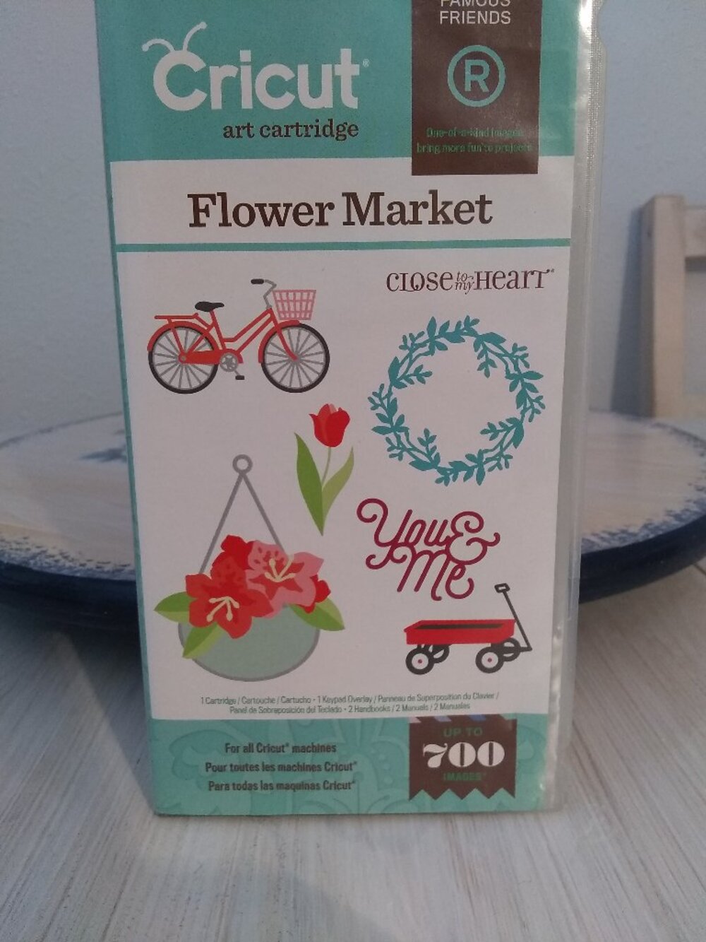 RARE Cricut Flower Market *Close to my Heart* series